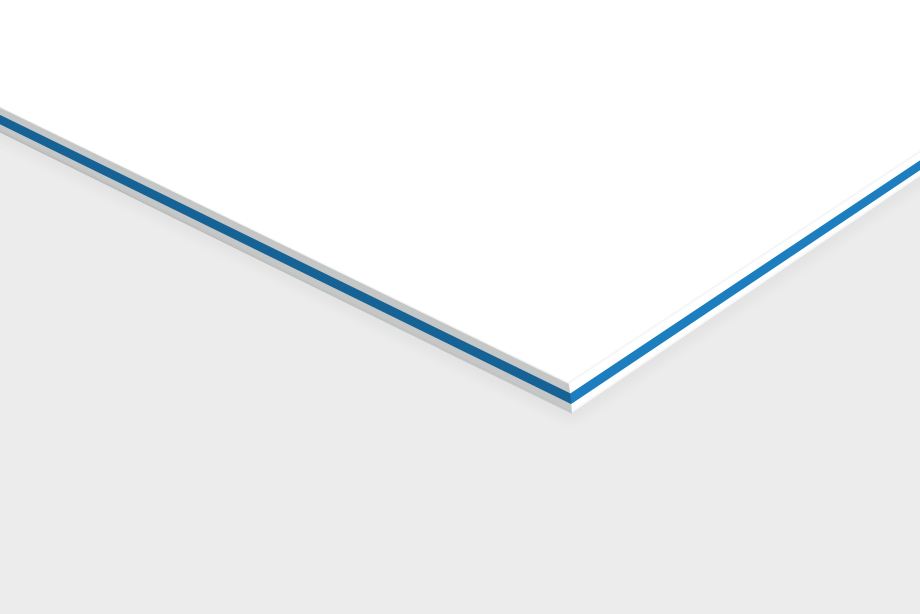 Multiloft Karte aus drei Lagen mit einem farbigem Kern – markante Karten für einen hochwertigen Auftritt
